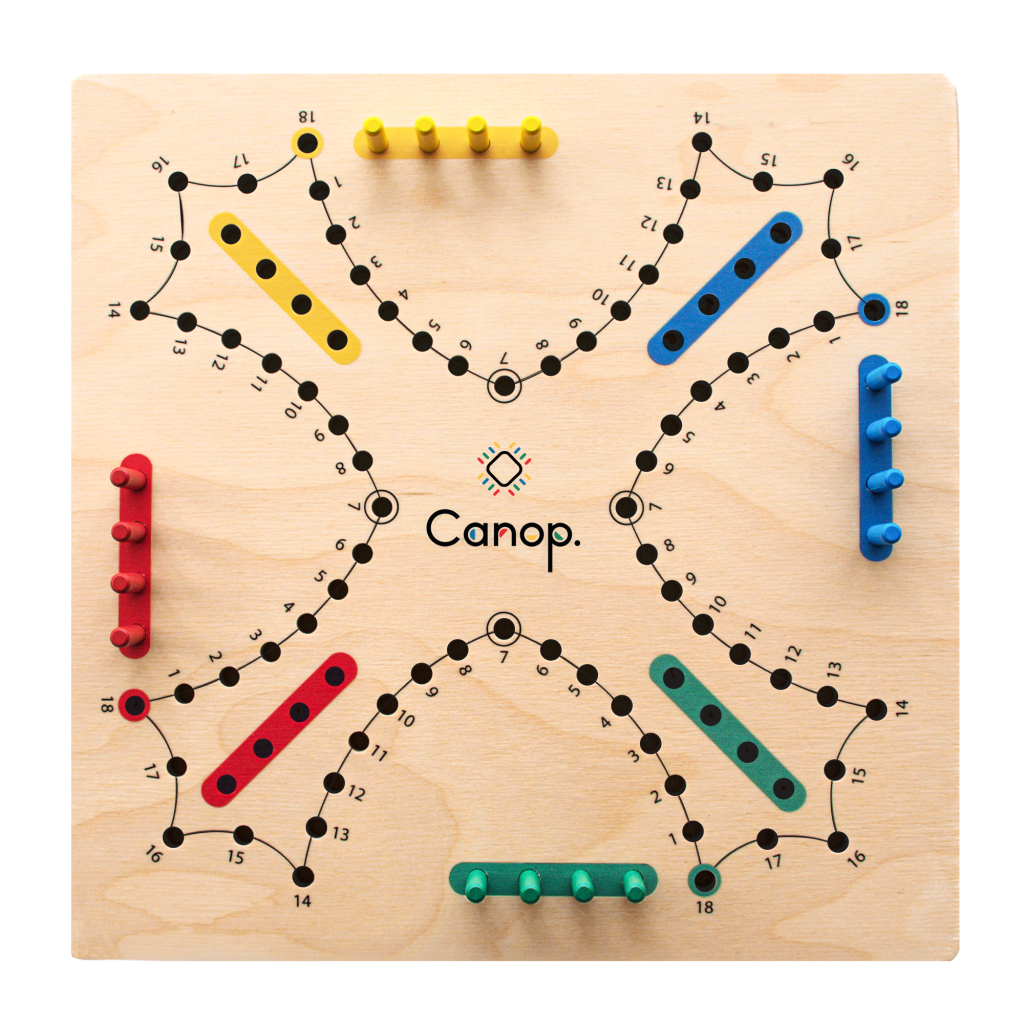 Jeu de Tock - 2 à 4 joueurs - 28x28cm - Canop Jeu