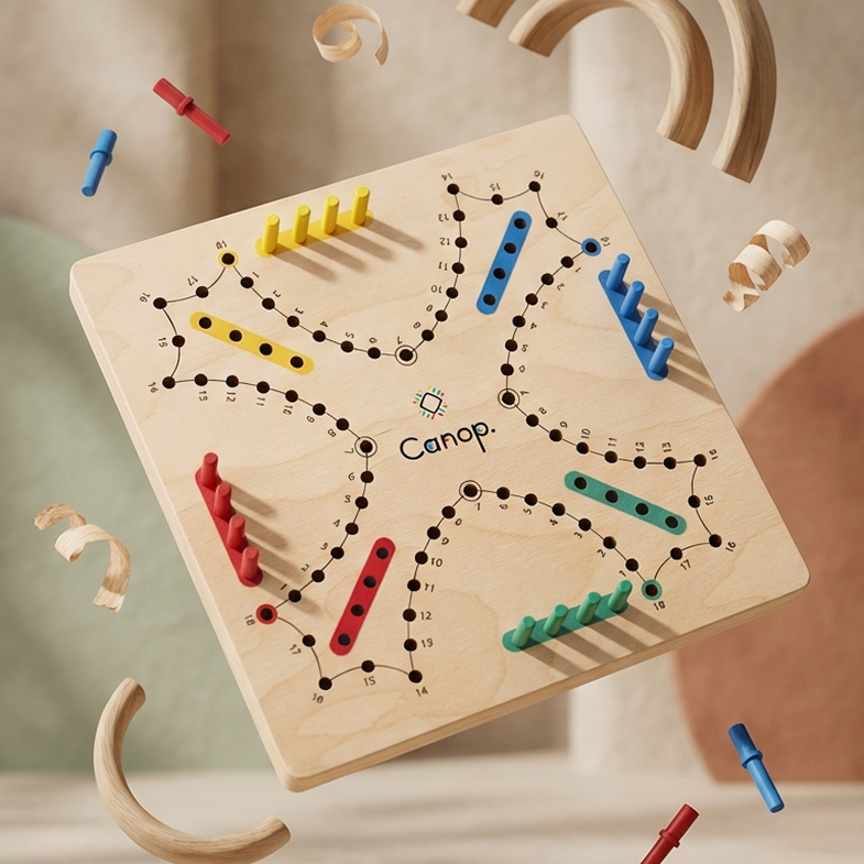Jeu de Tock - 2 à 4 joueurs - 28x28cm - Canop Jeu – Image 2