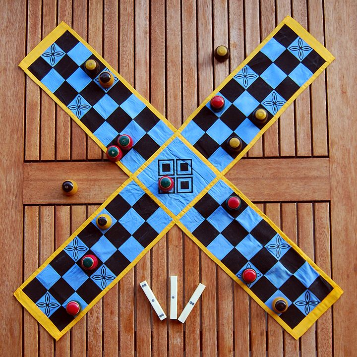 Le Pachisi, ancêtre du jeu de Tock